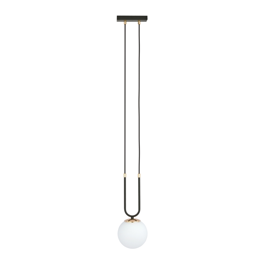 Lámpara colgante GLAM 1xE14/10W/230V negro