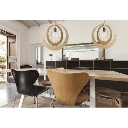 Lámpara colgante GLAM 1xE27/60W/230V