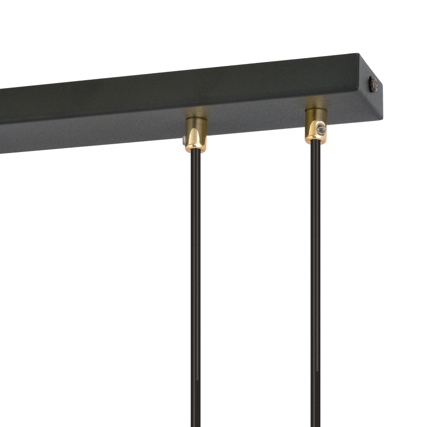 Lámpara colgante GLAM 4xE14/10W/230V negro