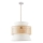 Lámpara colgante GRENADA 1xE27/20W/230V diá. 40 cm beige