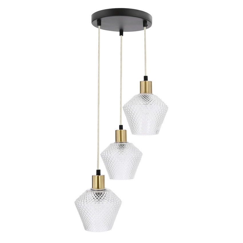 Lámpara colgante GRENIKO 3xE14/40W/230V