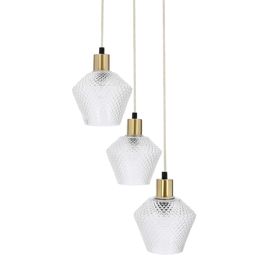 Lámpara colgante GRENIKO 3xE14/40W/230V