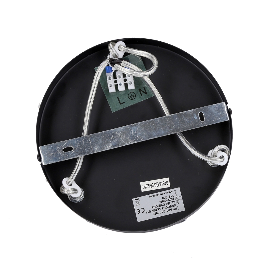 Lámpara colgante GRENIKO 3xE14/40W/230V
