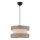 Lámpara colgante HALO 1xE27/60W/230V beige/gris