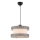 Lámpara colgante HALO 1xE27/60W/230V crema/gris