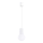 Lámpara colgante HALO 1xG9/8W/230V diá. 12 cm blanco