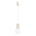 Lámpara colgante HALO 1xG9/8W/230V diá. 12 cm color crema