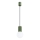 Lámpara colgante HALO 1xG9/8W/230V diá. 12 cm verde