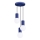 Lámpara colgante HALO 3xG9/8W/230V diá. 25 cm azul