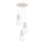 Lámpara colgante HALO 3xG9/8W/230V diá. 25 cm color crema