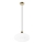 Lámpara colgante HARMA 1xE27/15W/230V diá. 30 cm blanco/dorado