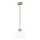 Lámpara colgante HARMONY 1xE27/15W/230V diá. 25 cm blanco/roble