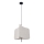 Lámpara colgante HAVANA 1xE27/20W/230V diá. 50 cm beige