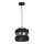 Lámpara colgante HAVARD 1xE27/60W/230V negro/cobre