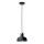 Lámpara colgante HEBE 1xE27/60W/230V negro