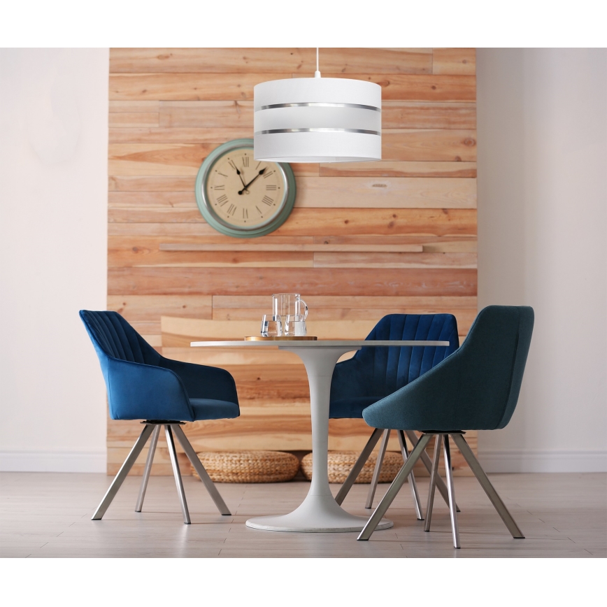 Lámpara colgante HELEN 1xE27/15W/230V blanco