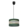 Lámpara colgante HELEN 1xE27/15W/230V diá. 25 cm verde/dorado