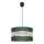 Lámpara colgante HELEN 1xE27/15W/230V diá. 35 cm verde/dorado