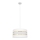 Lámpara colgante HELEN 1xE27/15W/230V diá. 40 cm blanco/dorado
