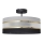 Lámpara colgante HELEN 3xE27/15W/230V negro/gris/dorado