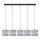 Lámpara colgante HELEN 5xE27/15W/230V gris/negro