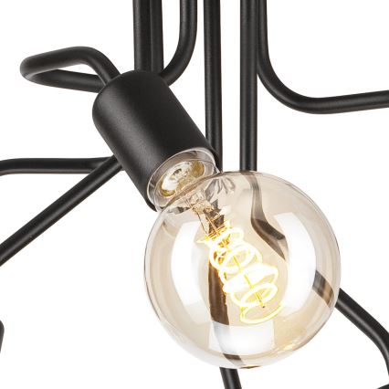 Lámpara colgante HILDA 6xE27/60W/230V