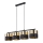 Lámpara colgante HILTON 4xE27/15W/230V bronce/negro