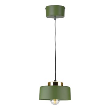 Lámpara colgante IGNIA con cable 1xE27/60W/230V verde
