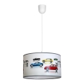 Lámpara colgante infantil AUTA 1xE27/60W/230V
