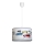 Lámpara colgante infantil AUTA 1xE27/60W/230V