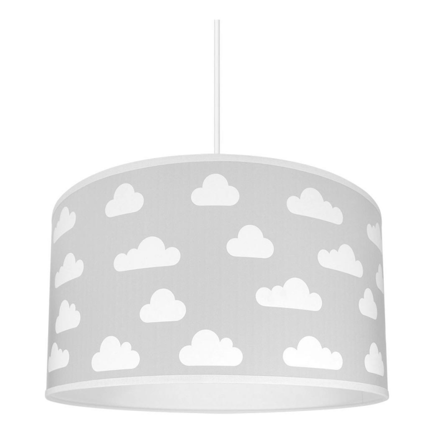 Lámpara colgante infantil CLOUDS 1xE27/60W/230V