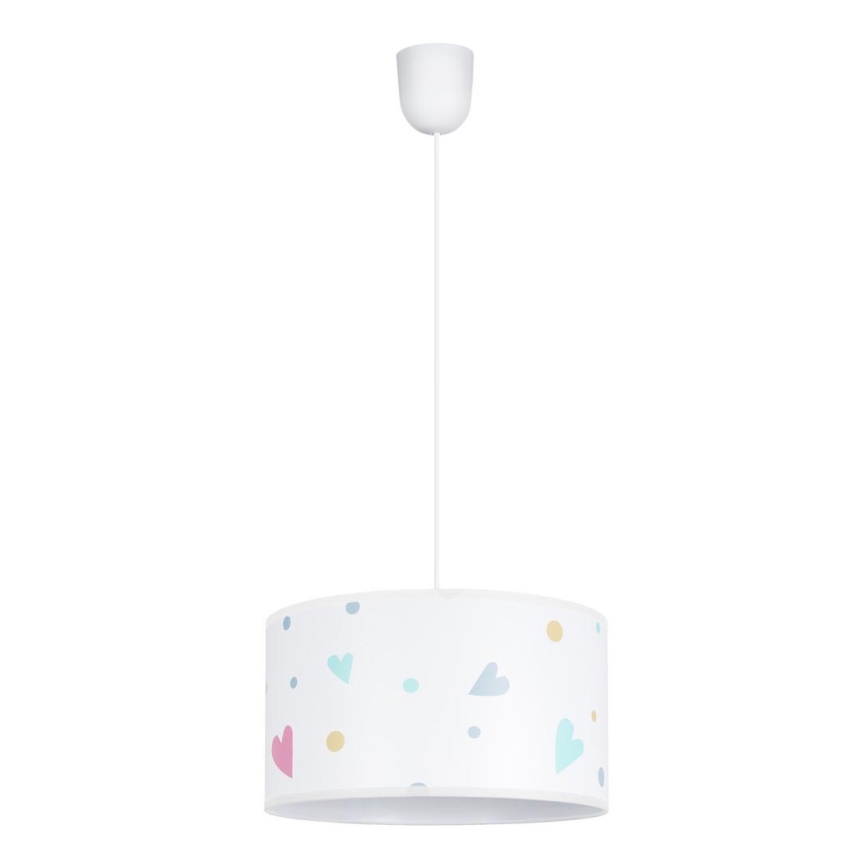 Lámpara colgante infantil DRUKI 1xE27/60W/230V
