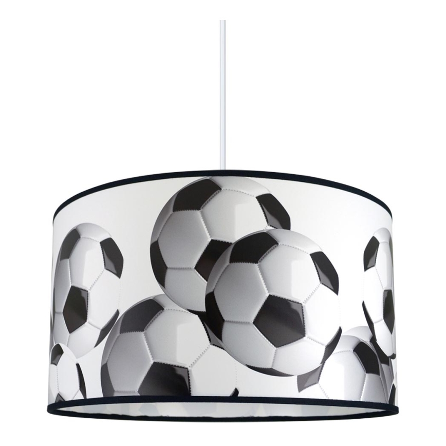 Lámpara colgante infantil FOOTBALL 1xE27/60W/230V