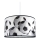 Lámpara colgante infantil FOOTBALL 1xE27/60W/230V
