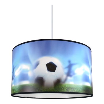 Lámpara colgante infantil FOOTBALL 1xE27/60W/230V