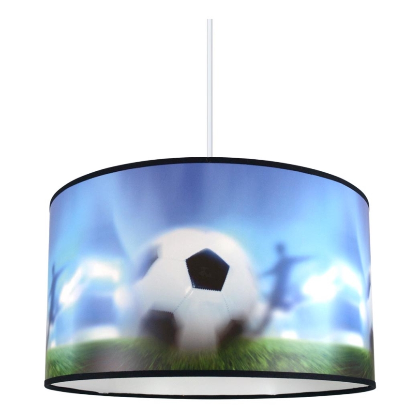 Lámpara colgante infantil FOOTBALL 1xE27/60W/230V