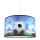 Lámpara colgante infantil FOOTBALL 1xE27/60W/230V