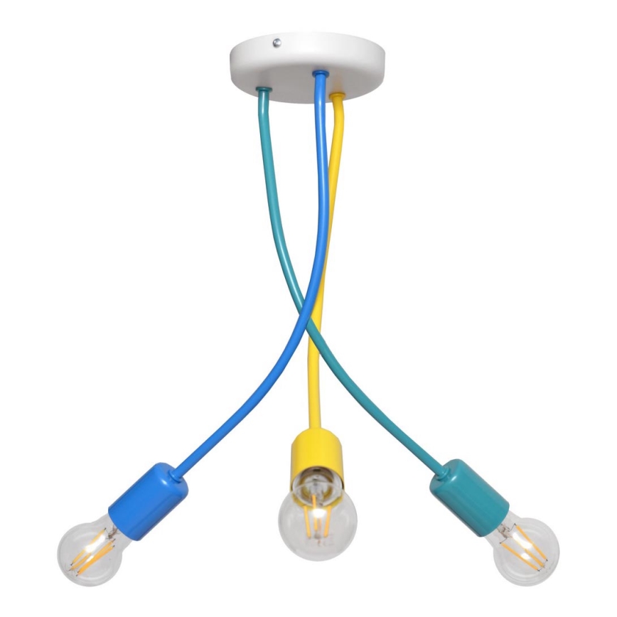 Lámpara colgante infantil HARVARD 3xE27/15W/230V