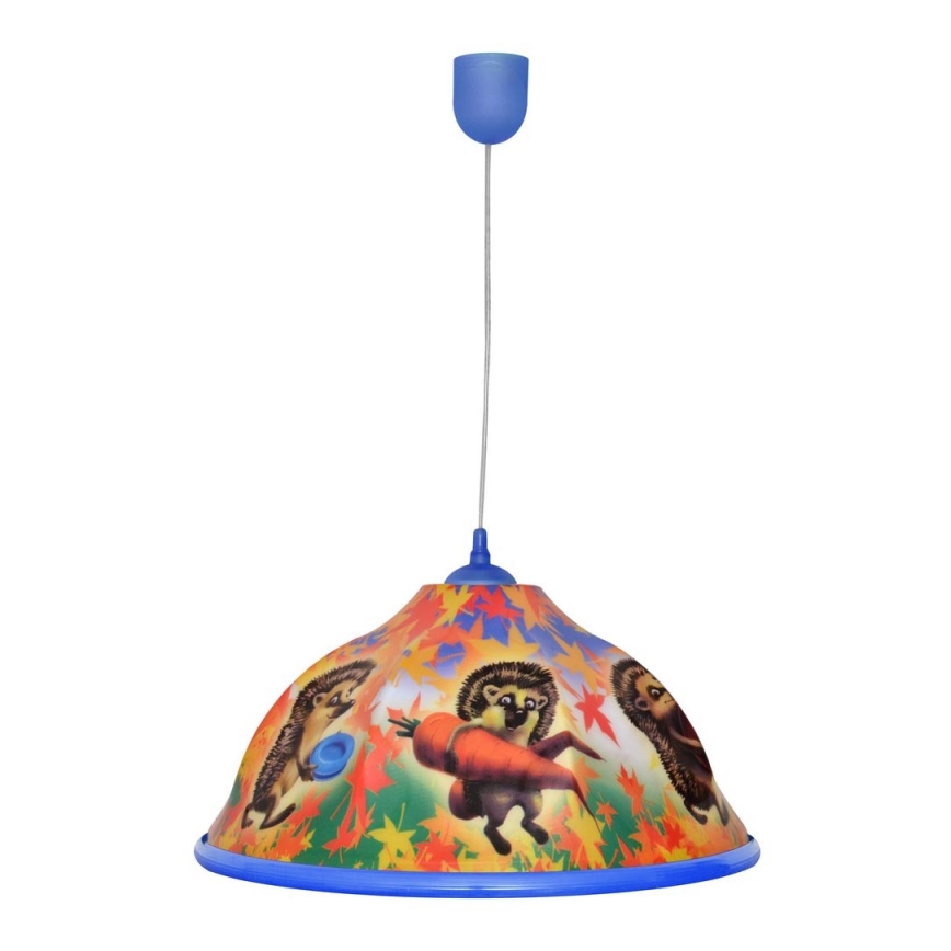 Lámpara colgante infantil HEDGEHOG 1xE27/15W/230V