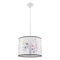 Lámpara colgante infantil OWLS 1xE27/15W/230V diá. 40 cm búhos