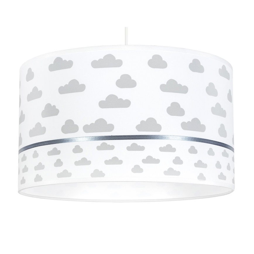 Lámpara colgante infantil PIKKI 1xE27/60W/230V gris