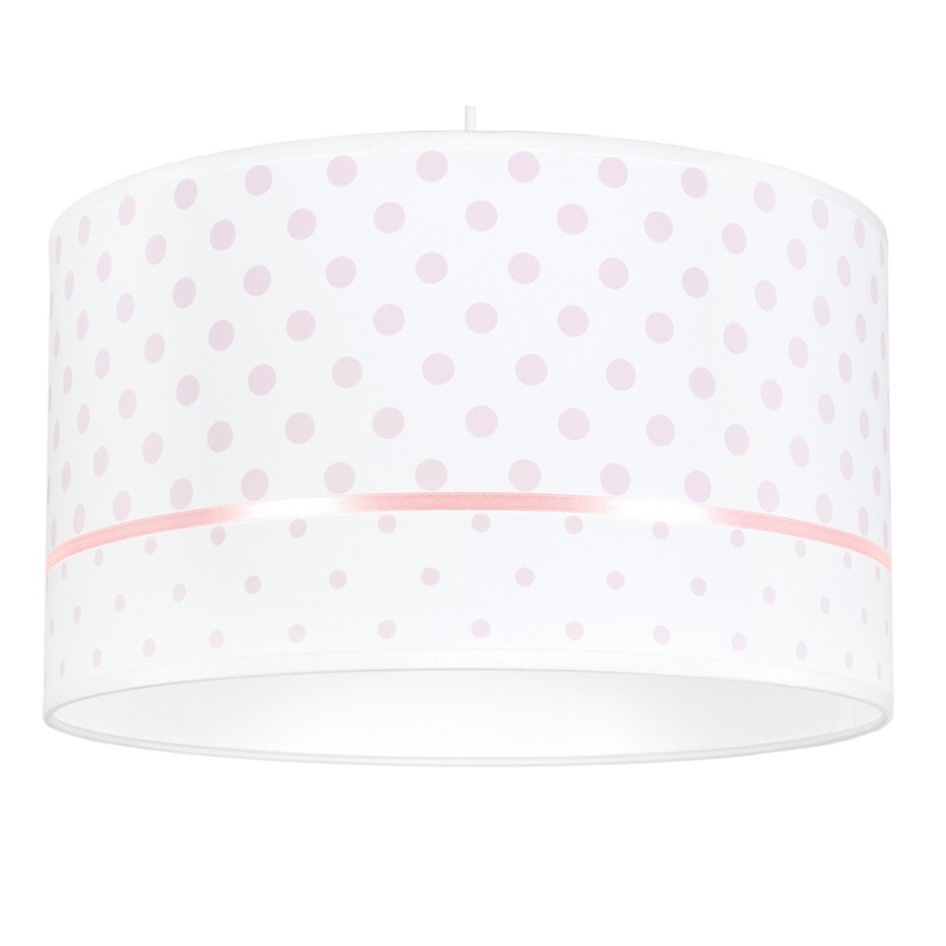 Lámpara colgante infantil PIKKI 1xE27/60W/230V rosa