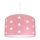 Lámpara colgante infantil STARS PINK 1xE27/60W/230V