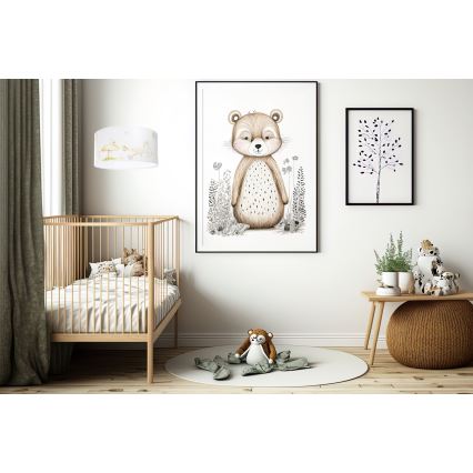 Lámpara colgante infantil SWEET DREAMS 1xE27/60W/230V diá. 30 cm
