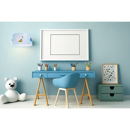 Lámpara colgante infantil SWEET DREAMS 1xE27/60W/230V diá. 30 cm