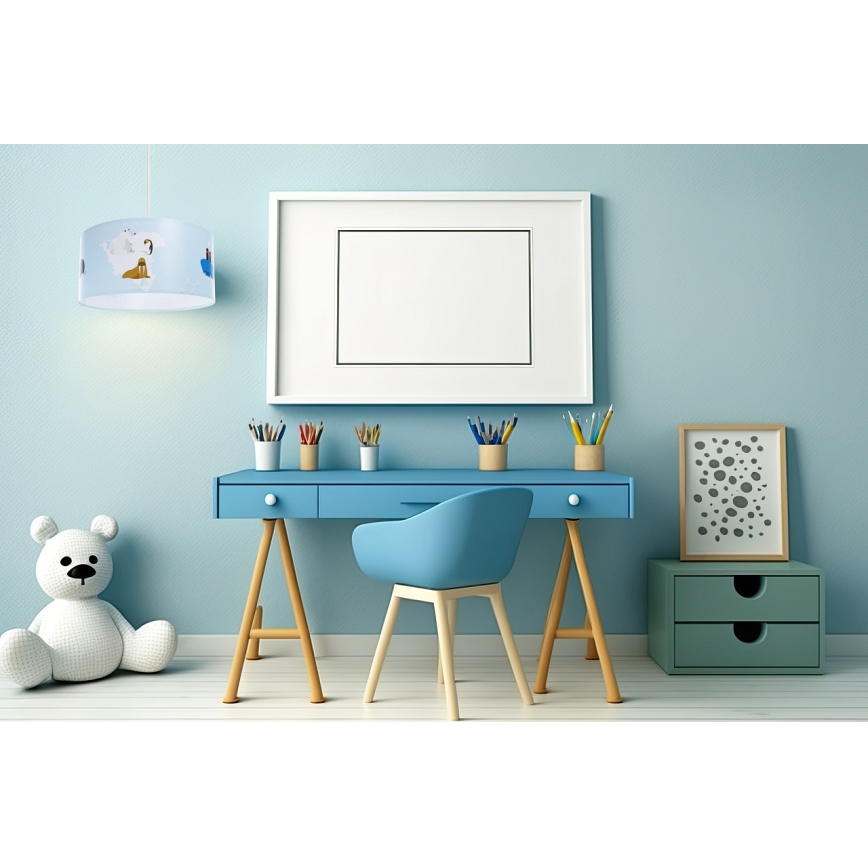 Lámpara colgante infantil SWEET DREAMS 1xE27/60W/230V diá. 30 cm