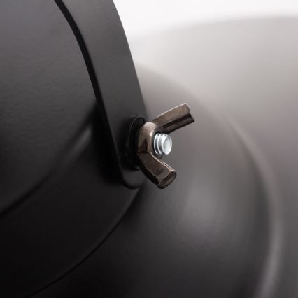 Lámpara colgante IRON 1 1xE27/60W negra
