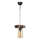 Lámpara colgante JASMIN 1xE27/40W/230V marrón/beige