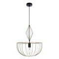 Lámpara colgante JASMINA 1xE27/20W/230V diá. 40 cm dorado
