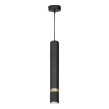 Lámpara colgante JOKER 1xGU10/25W/230V negro/dorado